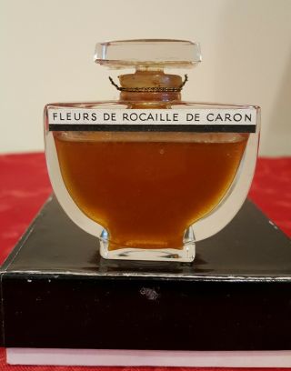 De Caron Vtg Antique Perfume French Fleurs De Rocaille De Caron Bottle