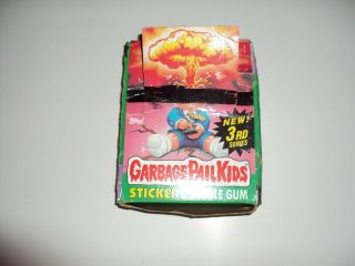 Topps Garbage Pail Kids 3rd Series Os3 45 Wax Packs 1986
