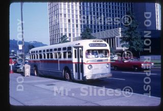 Slide Bus Patranist Gm Coach 476 Pittsburgh Pa 1967