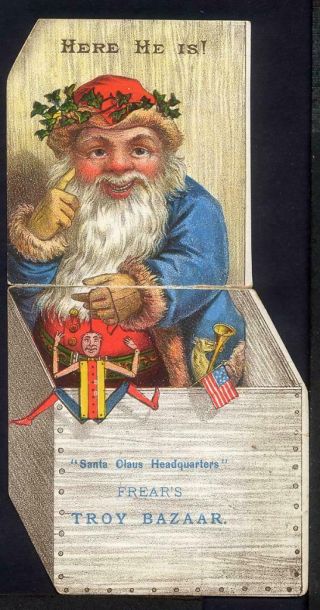 Santa Claus Metamorphic Trade Card Frear 