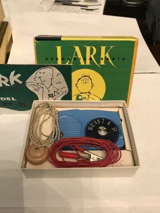 Old Stock Lark Pt - 8 Am Germanium Radio Vintage 1960s Made In Japan