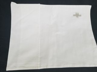 4 Vintage American Airlines First Class Pillow Cases Embroidered 14 " ×17 " Pillow