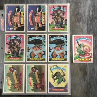 Garbage Pail Kids Series 9 Complete 89 Card Set Pack Fresh W/ Semi Colon Error