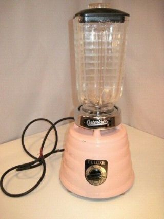 Vintage Oster Osterizer 2 Speed Blender Pink Beehive And Great
