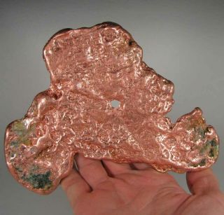 7 " Native Copper Nugget - Keweenaw Peninsula,  Michigan - 2.  1 Lbs.