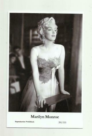N479) Marilyn Monroe Swiftsure (201/115) Photo Postcard Film Star Pin Up