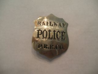 Rare - Early Pennsylvania Railroad (pre 1900) Police Breast Badge