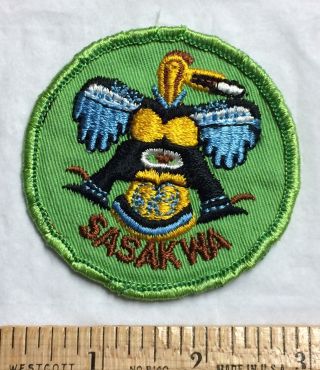 Sasakwa Seminole County Oklahoma Ok Souvenir Patch Badge