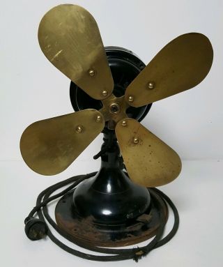 Antique Robbins & Myers No.  2110 Fan 3 Speed Vintage Collector 