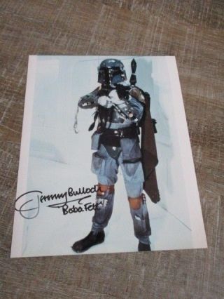 Jeremy Bulloch Autograph Signature 8x10 Star Wars Boba Fett