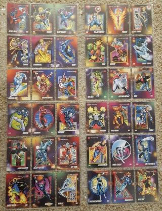 1992 Impel Marvel Universe Series 3 200 - Card Complete Base Set,  All Holograms