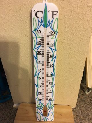 Weather Thermometer Pinstripe Art Hot Rat Rod Tattoo Hand Painted Wall Decor
