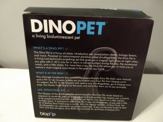 BIOPOP DINOPET Dino Pet Dinosaur Bioluminescent NO DINOFLAGELLETES 2
