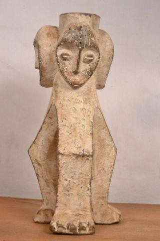 African Tribal Art,  Double face Lega statue from Democratic Republic of Congo 3