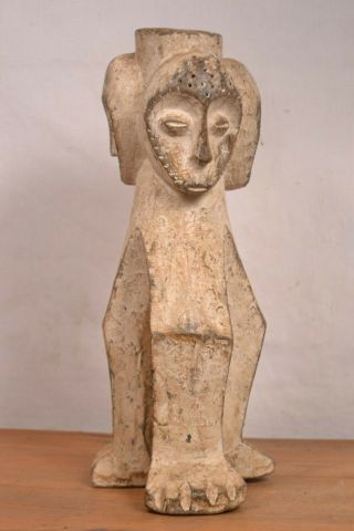 African Tribal Art,  Double face Lega statue from Democratic Republic of Congo 4