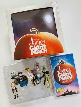 James And The Giant Peach Mini Figures Set Disney Tim Burton Japan Toy Vhs