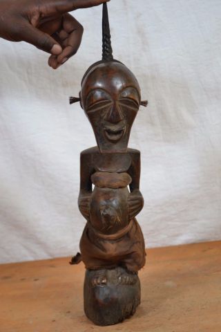 African Tribal Art Songye Fetish Statue From,  Kasai,  Democraric Republic Of Congo