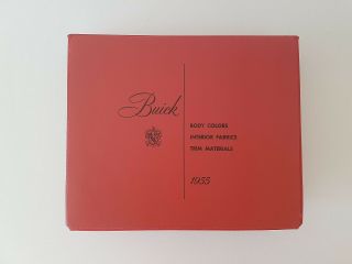 1955 Buick Colors & Fabrics Book Recreation / Interior Trim Album One Of A Kind