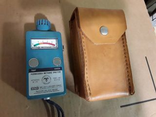 Vintage Msa Permissible Methane Spotter Coal Mining Methane Detector With Case