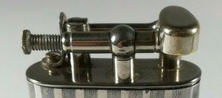 Vintage Lift arm Silver wrap pocket lighter 1930 ' s.  835 silver 5