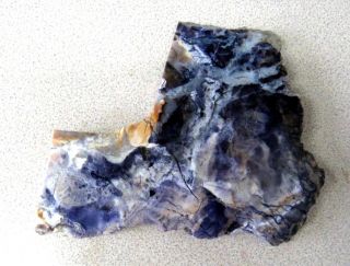 80 Gm Gorgeous Tiffany Stone Slab,  Bertrandite,  Opalized Fluorite Utah (q4)