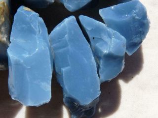 Rimrock: 99.  99 Grams Rare Idaho Blue Seam Opal Rough