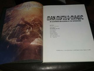 Man Myth And Magic Illustrated Encyclopedia Of The Supernatural Vol.  19 ©1970 3
