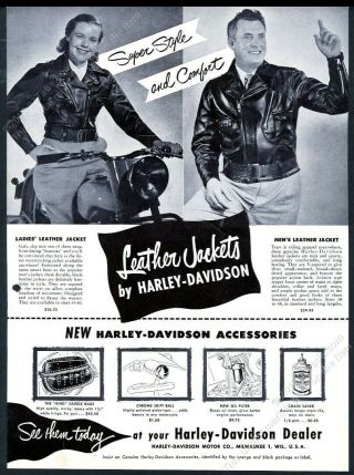 1951 Harley Davidson Men 