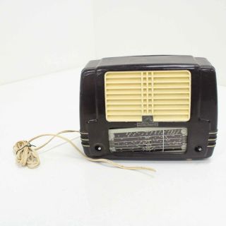 Vintage Little Nipper Valve Radio Brown Made By The Gramophone Company Ltd 454