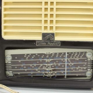 Vintage Little Nipper Valve Radio Brown Made By The Gramophone Company Ltd 454 2