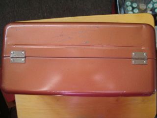 Vintage Sears Roebuck tackle box 2 trays inside toolbox fishing 3