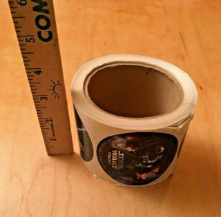 Star Wars - Full Roll of 249 Circular Stickers for 2004 DVD Release. 3