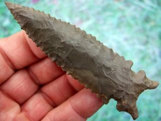 Fine 4 inch G10,  Tennessee Graham Cave Point with Arrowheads Artifacts 3