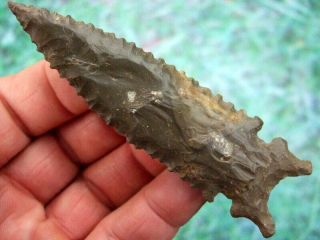 Fine 4 inch G10,  Tennessee Graham Cave Point with Arrowheads Artifacts 5