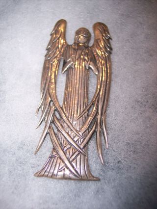 Hand & Hammer Beardsley Angel Ornament 1981 Sterling Silver