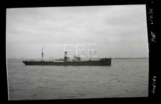 1934 Ss Andrea Ocean Liner Ship Old Photo Negative H43