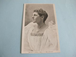 Brough Flemming Comedy Co Mrs Brough Actress Postcard