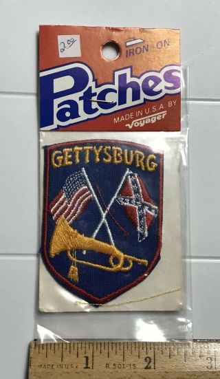Nip Gettysburg Civil War Battlefield Pennsylvania Pa Souvenir Embroidered Patch