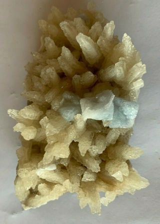 , Large Specimen Of Barite On Calcite Crystals From Illinois