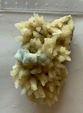 , large specimen of Barite on Calcite crystals from Illinois 4
