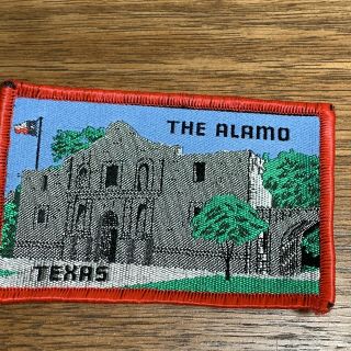 Embroidered Patch The Alamo Texas San Antonio Souvenir Patch 3.  25 " Sew - On Patch