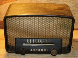 Vintage Rare Marconi Radio Model 271 Hard To Find Canadian,