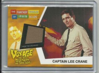 2003 The Fantasy Worlds Of Irwin Allen Costume " Chase Card " C1 Of David Hedison