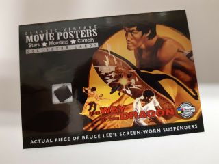 2007 - 08 Breygent Classic Movie Posters Bruce Lee 