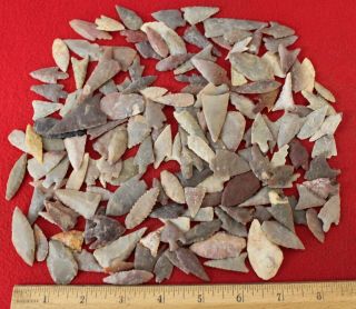 (150) Common Assorted Neolithic Points