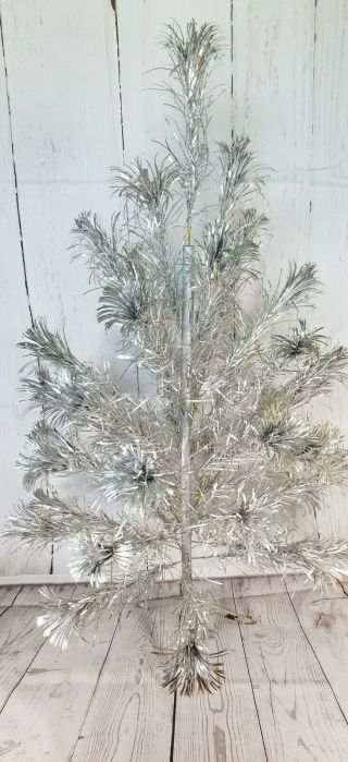 Vintage Aluminum Table Top Christmas Tree 3 