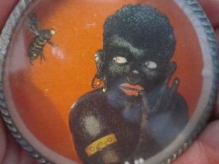 Antique BLACK BOY w/ BEE - DEXTERITY GAME - GERMANY - 1 OF 30 LISTED - 4 2