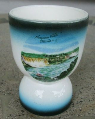 Niagara Falls Canada Souvenir Egg Cup Made In Japan