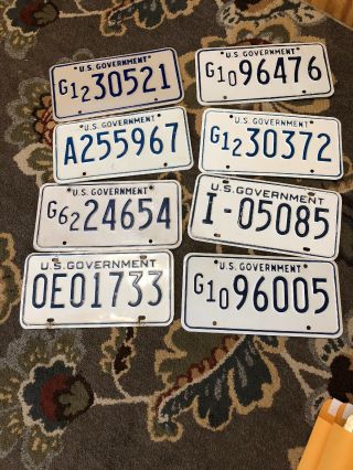 Us Government License Plates