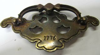 8 - Vintage Drawer Pulls Cast Metal Marked 1776